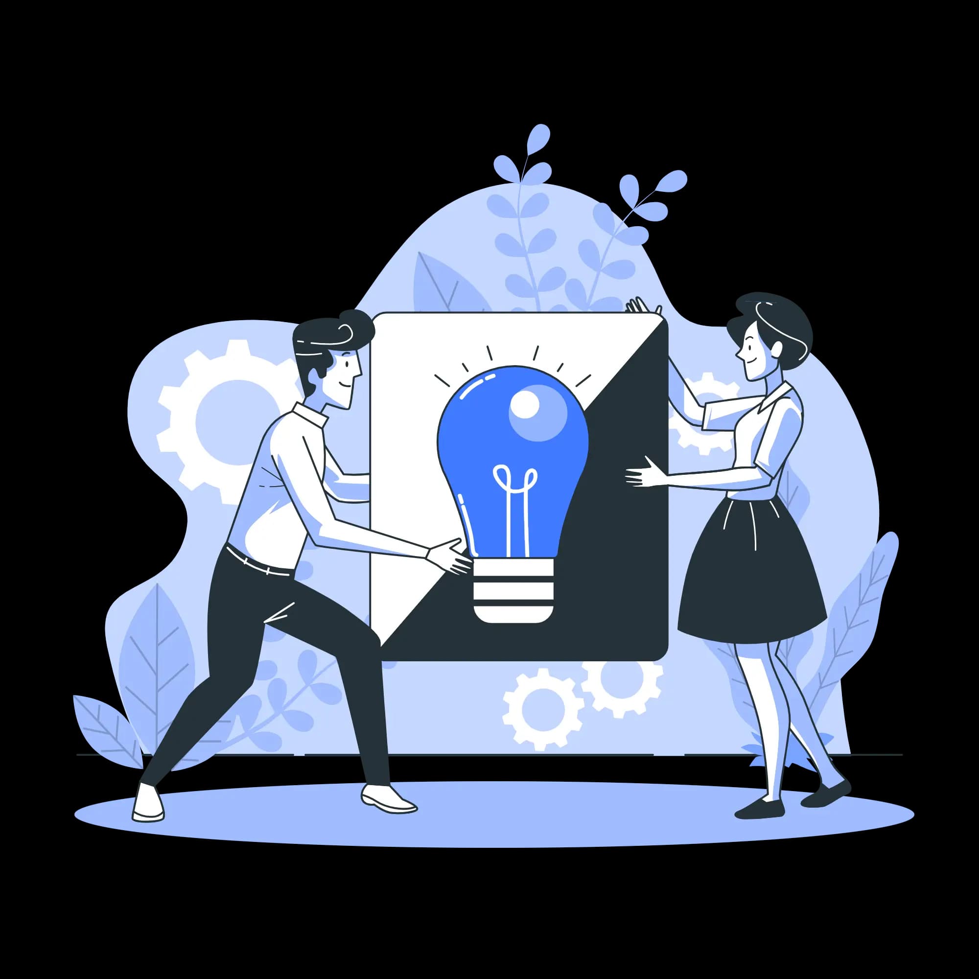Partage d'idées entre professionnels